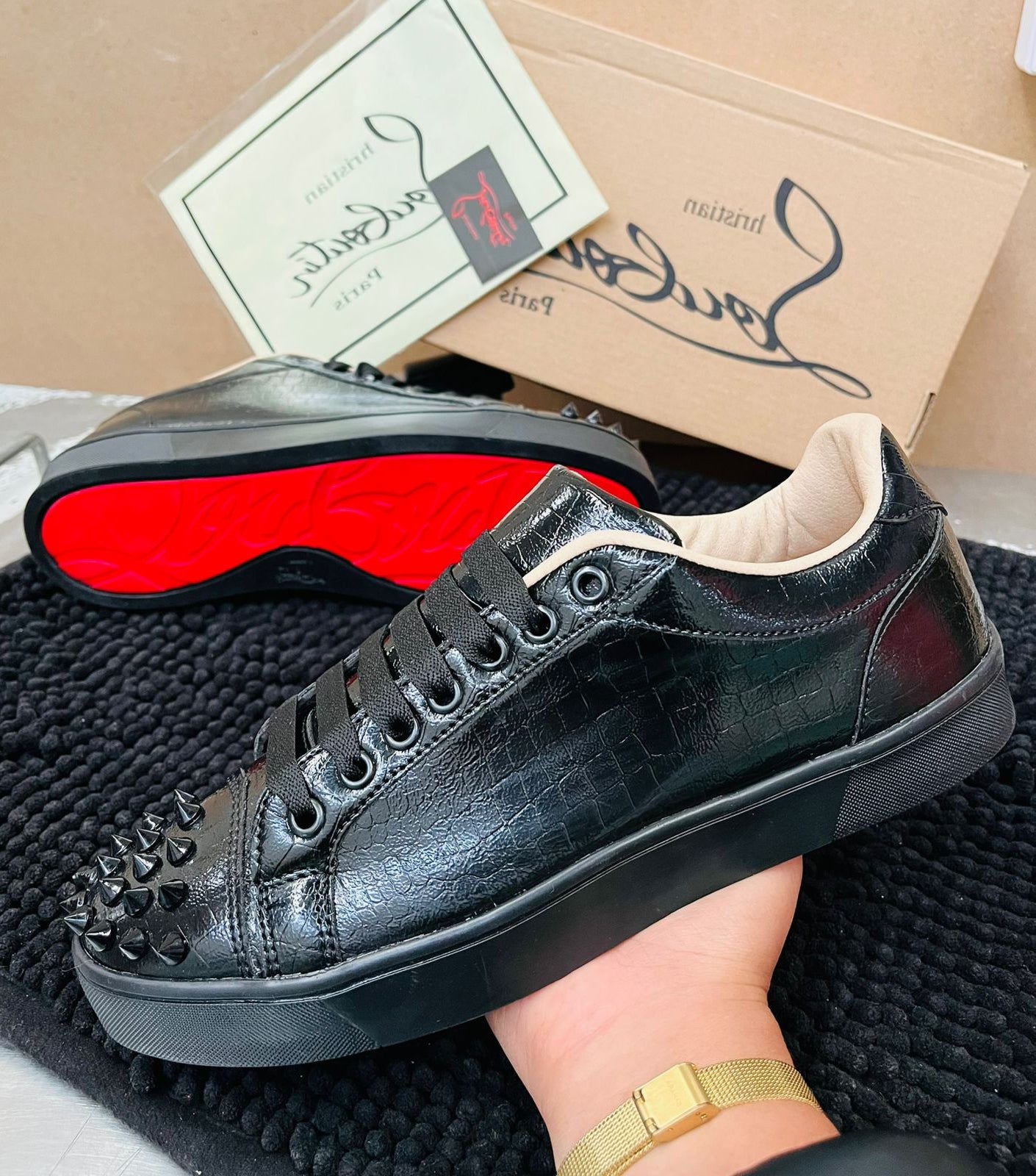 Sneaker luxe B/ 7026