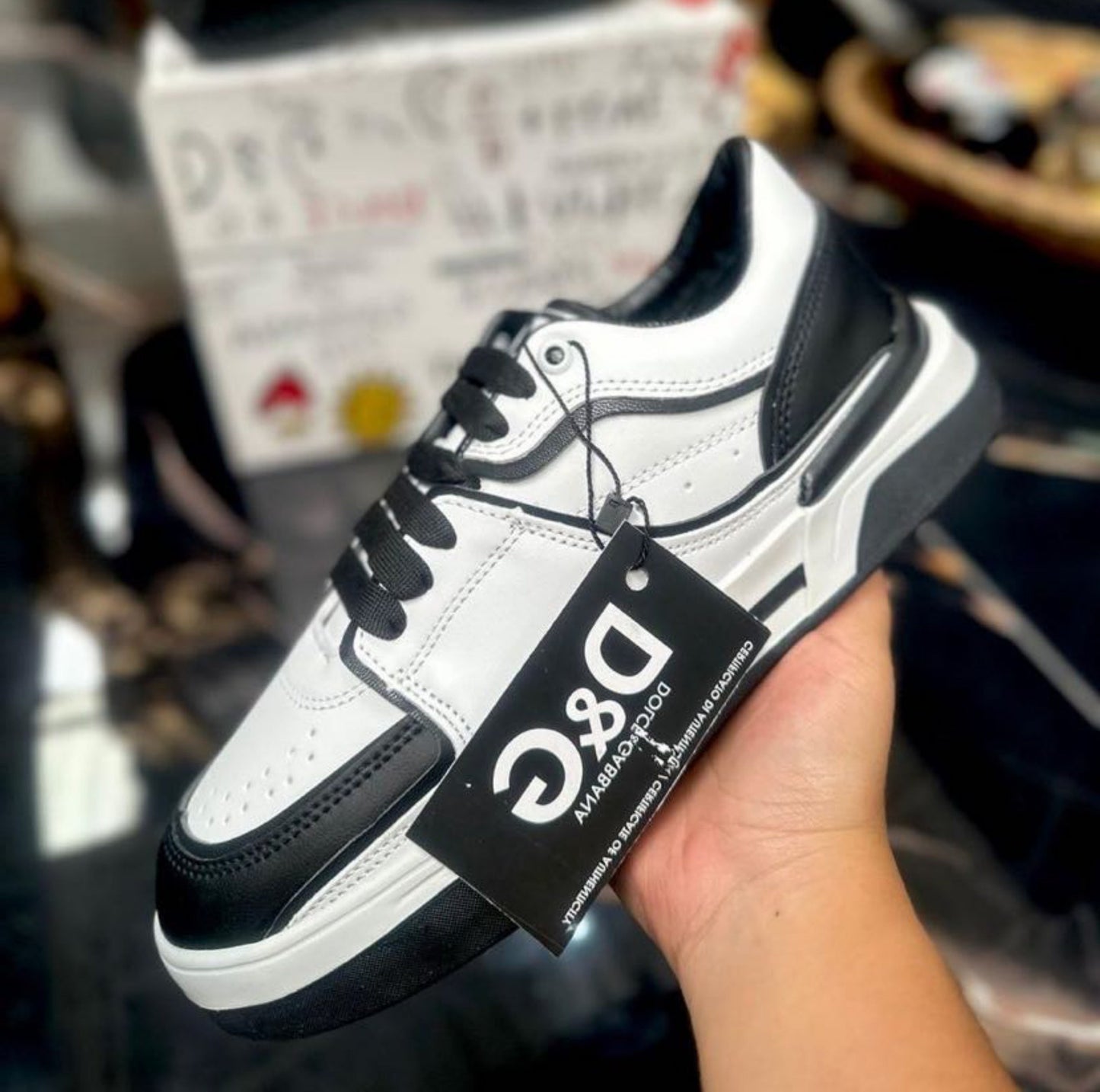 Sneaker casual W/B 6830